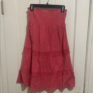 Old Navy Strapless Pink Mini Dress